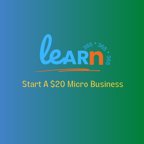 Learn365 Start A $20 Micro Business